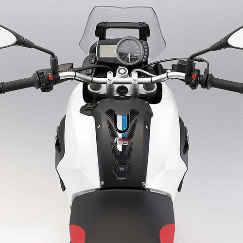 Paraserbatoio Adesivo Resina 3D Carbonio compatibile con Moto Bmw F650 Gs F650gs