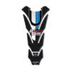 Paraserbatoio Adesivo Resina 3D Carbonio compatibile con Moto Bmw F650 Gs F650gs