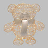 Orsetto Teddy Bear luminoso con led bianco caldo champagne per interno