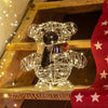 Orsetto Teddy Bear luminoso con led bianco caldo champagne per interno