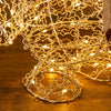 Orsetto Teddy Bear luminoso con led bianco caldo champagne per interno
