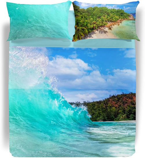 Lenzuola fantasia Big Wave ! Caleffi Fotostampa - Stile Rinfrescante