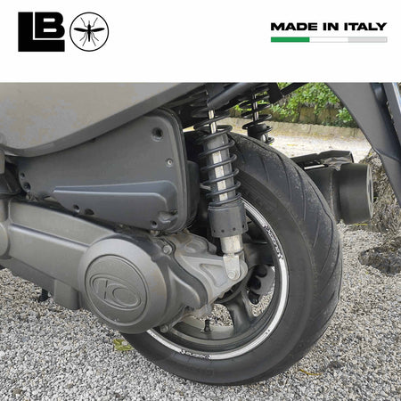 STRISCE ADESIVE per CERCHI compatibili per SCOOTER XCITING 300 - 400 - 500 KYMCO
