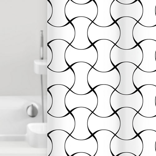 Tenda Per Doccia In Tessuto Mod. Liana- Cm 120X200- Dh- Pezzi 1