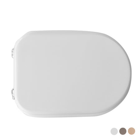 Sedile Wc Per Cesame Vaso Sintesi Forma 6- Bianco - Soft Close- Cw- Pezzi 1