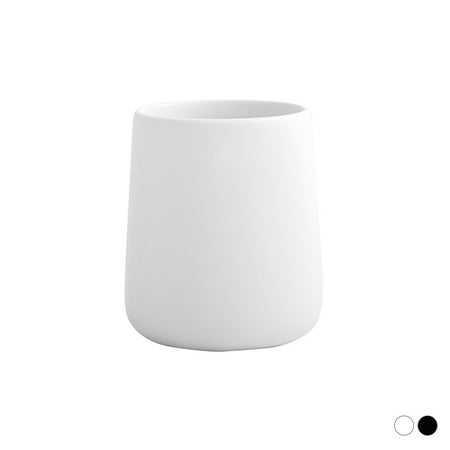 Porta Spazzolino In Ceramica Maonie- Bianco- Spire- Pezzi 1