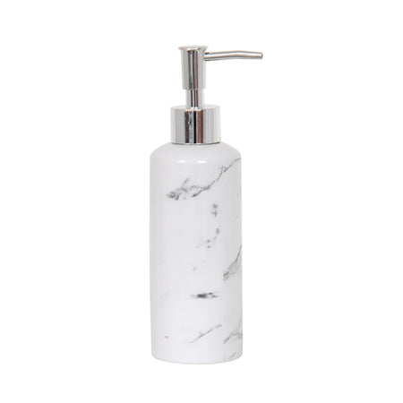 Dispenser Sapone In Ceramica Toscana- Bianco- Spire- Pezzi 1