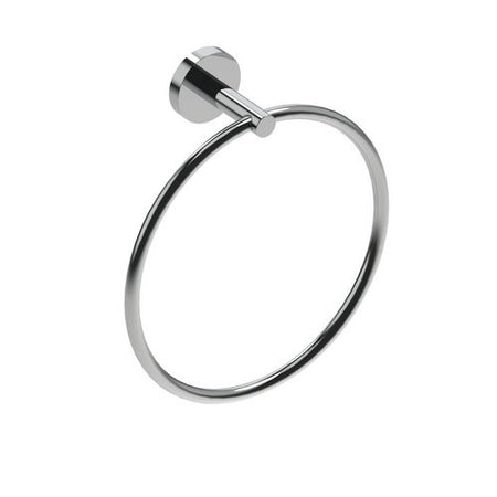 Porta Asciugamani Ad Anello Mod. Class- Spazzolato Cm 21Xh.23X7- Metaf- Pezzi 1