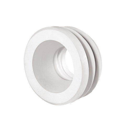 Morsetto In Gomma Nr Bianca Per Wc D. 50 Mm- Diam. Int. Mm. 25/26- G.M.P- Pezzi 1