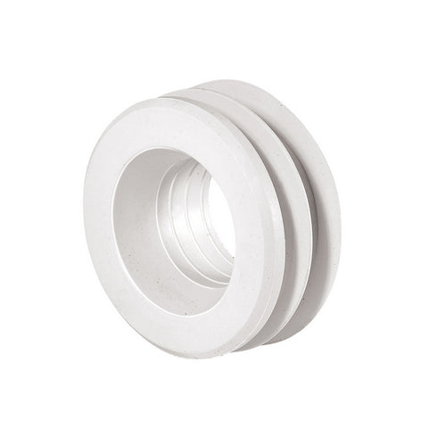 Morsetto In Gomma Nr Bianca Per Wc D. 55Mm- Diam. Int. Mm. 26- G.M.P- Pezzi 1