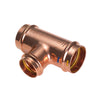 Tee Ridotto Centrale Fff A Pressare Per Acqua Gas B One- Diam. 15X12X15- Ibp- Pezzi 1