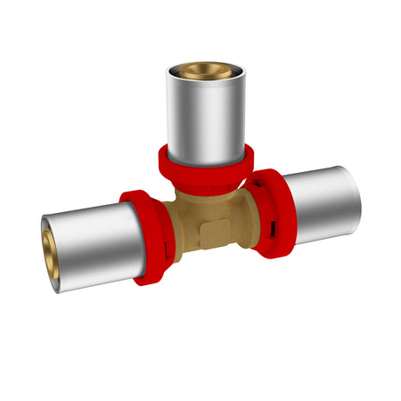 Raccordo A Pressare Ikaro A T- Diam. 20 -Conf- Ikaro- Pezzi 1