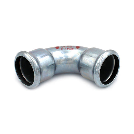 Curva 90Â° Ff A Pressare In Acciaio Carbonio Steel Pres- Diam. 42- R.M.- Pezzi 1
