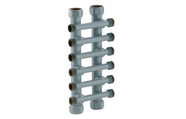 Collettore Complanare Da 3/4 X 1/2- 4 X 4 Vie- S.F.- Pezzi 1