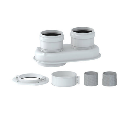 Sdoppiatore Universale In Alluminio Per Scaldabagni- Diam. 80- Stabi- Pezzi 1