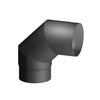 Curva Acciaio Al Carbonio Smaltato 90Â° Mf Per Stufe A Legna- Diam. 120- Dk- Pezzi 1