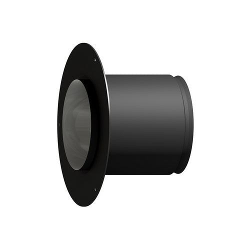 Rosone A Muro Con Elemento Dritto L. 125Mm Mf- Diam. 150 / Rosone D.250- Dk- Pezzi 1