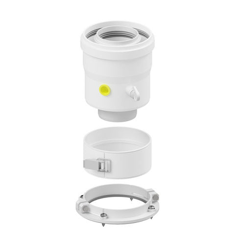 Partenza Verticale Linea Condensazione- Diam. 60/100- Esclu- Pezzi 1