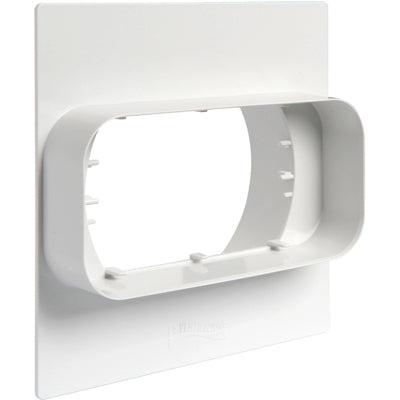 Placca Per Passaggio A Muro Da Tubo Tondo A Rettangolare- Mm 220X90- First- Pezzi 1