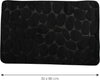 Tappeto Bagno In Microfibra Schiuma- Nero Cm 50X80- Spire- Pezzi 1