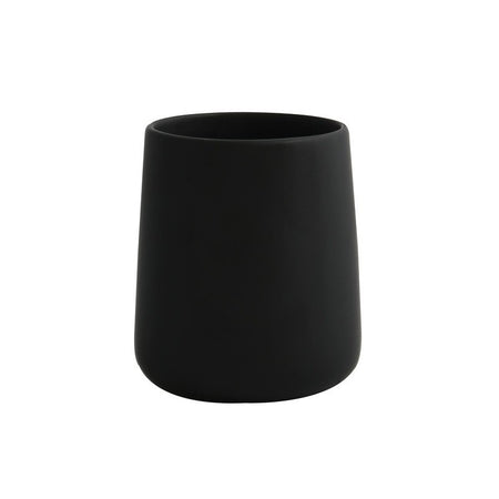 Porta Spazzolino In Ceramica Maonie- Nero Opaco- Spire- Pezzi 1