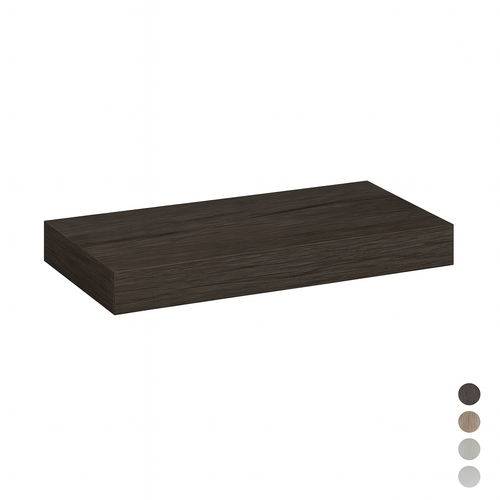 Mensola Per Lavabo Mod. Unika H 10- Cm 90X46Xh.10 Olmo Scuro- Dh- Pezzi 1