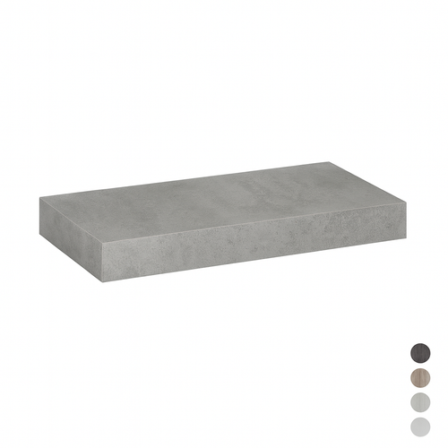 Mensola Per Lavabo Mod. Unika H 10- Cm 80X46Xh.10 Olmo Cemento- Dh- Pezzi 1