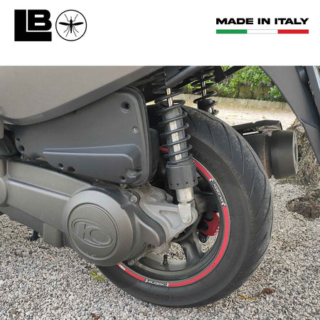 STRISCE ADESIVE per CERCHI compatibili per SCOOTER XCITING 300 - 400 - 500 KYMCO