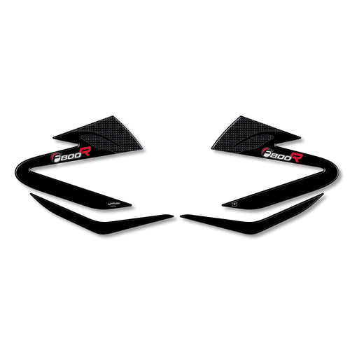 ADESIVI in resina Gel 3D PROTEZIONI LATERALI F800 r compatibili per MOTO BMW F800R