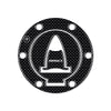 Tappo Serbatoio ADESIVI 3D CARBONIO PROTEZIONE per MOTO DUCATI MULTISTRADA 950