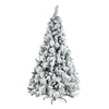 Albero di natale innevato Cermis in PP Effetto Aghi di Pino