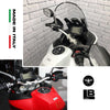 Tappo Serbatoio ADESIVI 3D CARBONIO PROTEZIONE per MOTO DUCATI MULTISTRADA 950
