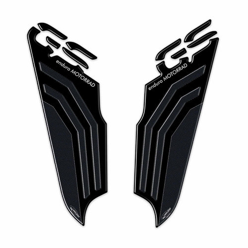 2 ADESIVI gel 3D PROTEZIONI LATERALI compatibili PER MOTO BMW F850 GS 2018-2022