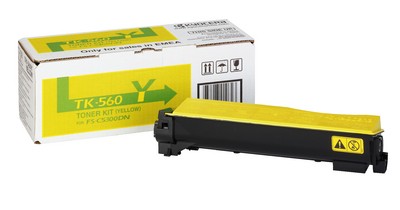 KYOCERA TK-560Y Toner Giallo per FS-C5300/5350DN, P6030cdn durata 10.000 pagine in formato A4 (ISO/E