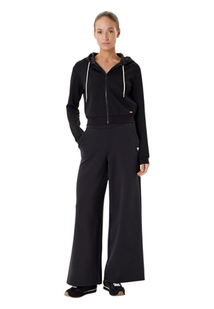 GUESS ACTIVEWEAR Felpa con cappuccio, zip intera e logo all over Donna Guess Activewear Regular Fit da donna