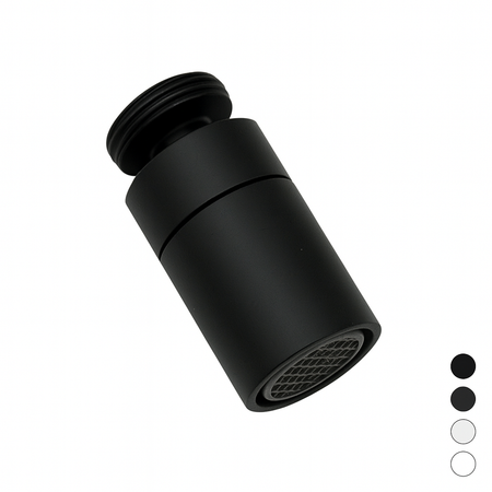 Aeratore Con Snodo Per Monocomando Bidet Artic Nero Opaco Maria