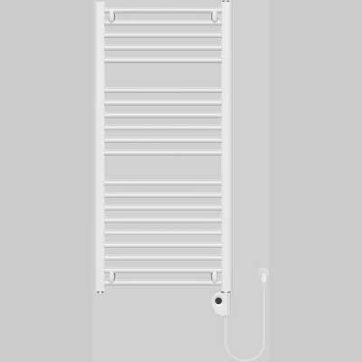 Scaldasalviette Elettrico Modello Bryos Cromato 1266 X 550 (Mm) 700W - 1 Pezzi - Idroweb