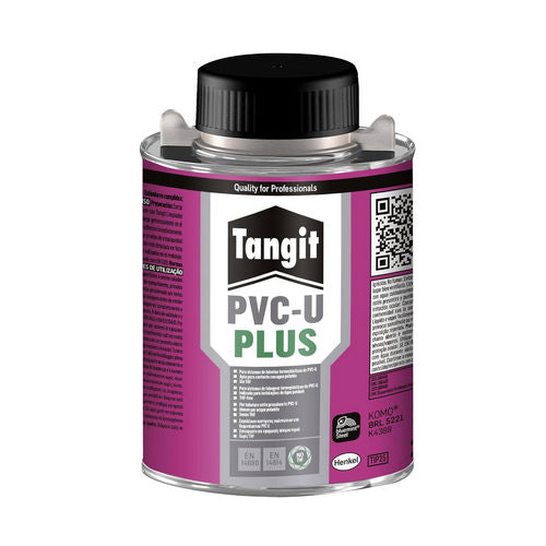 Colla Tangit In Barattolo Henkel Pvc-U Plus Thf Free- 250 Gr Con Pennello- Henke- Pezzi 1