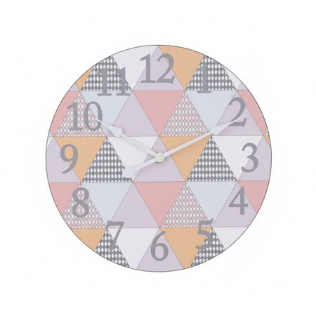 Orologio Muro Triangoli- - Ø Cm.30 - 1 Pezzi Xtra
