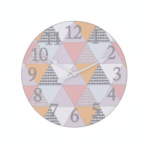Orologio Muro Triangoli- - Ø Cm.30 - 1 Pezzi Xtra