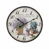Orologio Muro Cartolina Lavanda- - Ø Cm.30 - 1 Pezzi Xtra