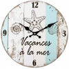 Orologio Muro Vacances A La Mer- - Ø Cm.30 - 1 Pezzi Xtra