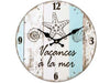 Orologio Muro Vacances A La Mer- - Ø Cm.30 - 1 Pezzi Xtra