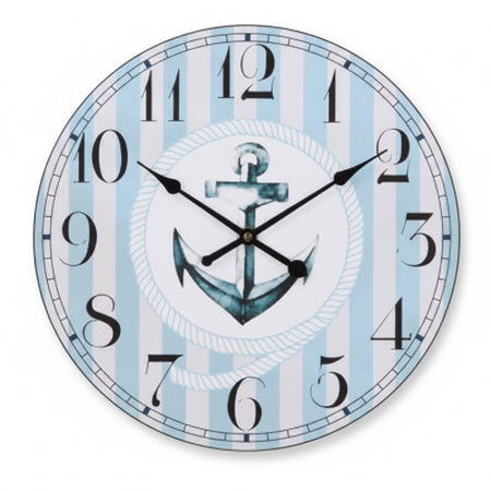 Orologio Muro Ancora- - Ø Cm.30 - 1 Pezzi Xtra