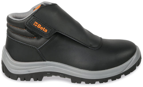 Beta Scarpe Antinfortunistica Stringata In Pelle Alte S3 Fo Sr Rs 7245Nb Col. Nero Mis. 41