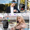 Smartwatch Uomo Donna, 1.95 Schermo Curvo Orologio Chiamate 110 Modalità IP68