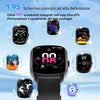 Smartwatch Uomo Donna, 1.95 Schermo Curvo Orologio Chiamate 110 Modalità IP68