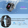 Smartwatch Uomo Donna, 1.95 Schermo Curvo Orologio Chiamate 110 Modalità IP68
