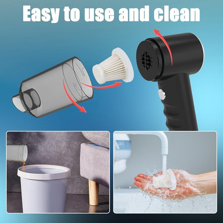 Aspirabriciole Senza Fili, Aspirapolvere Portatile Senza Fili per Auto 8000PA