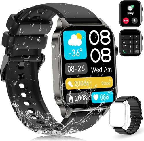 Smartwatch Uomo Donna Chiamate Orologio Contapassi IP68 110+ Sportivo